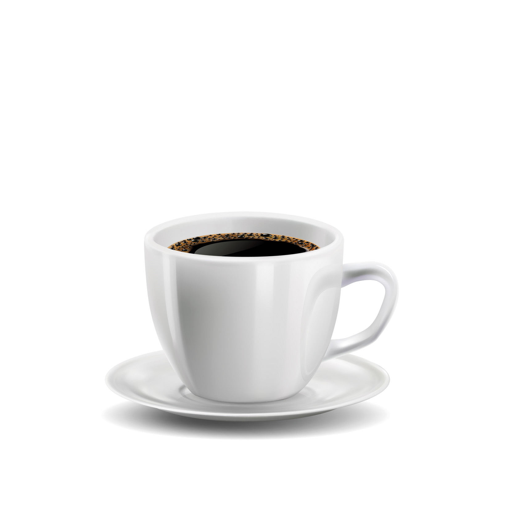 Bohnenkaffee schwarz